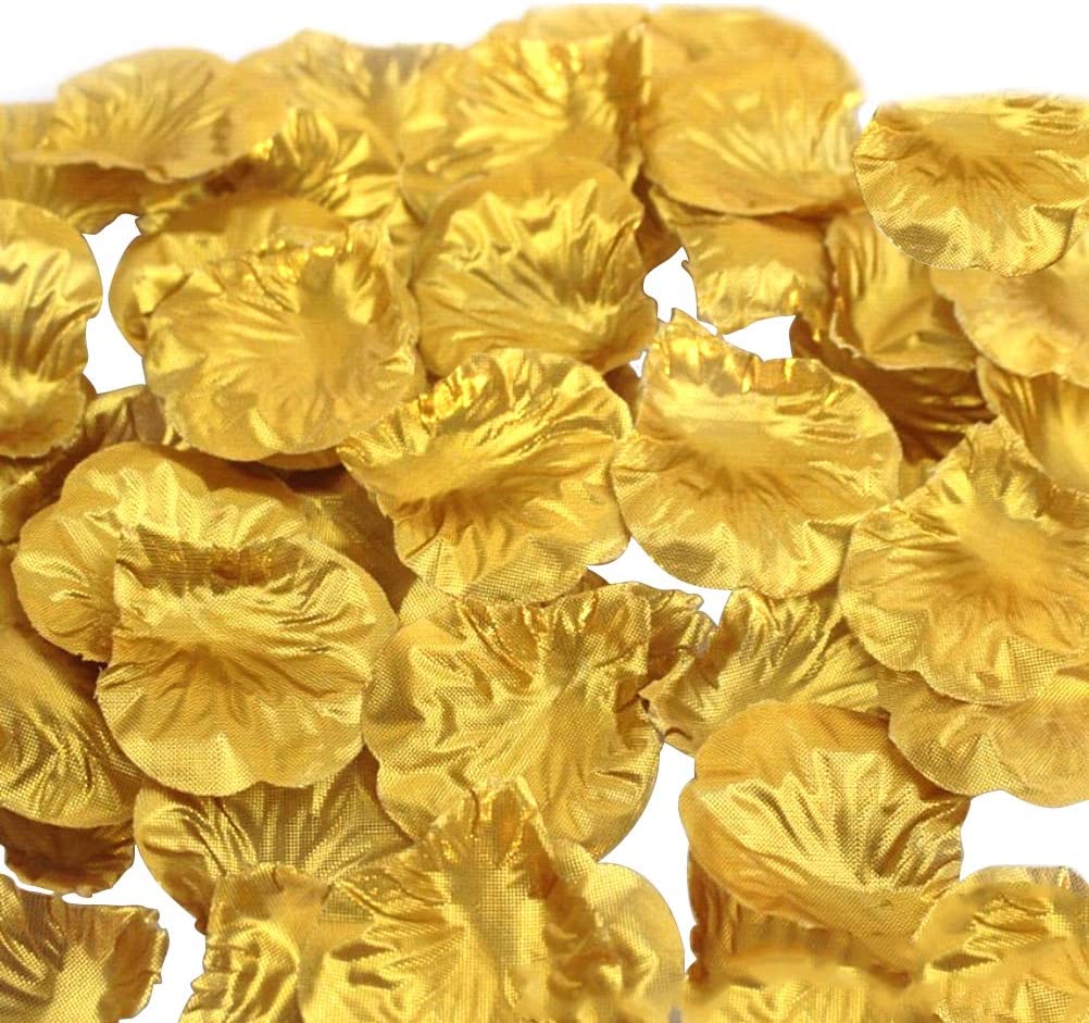 petali finti oro 200 pezzi - Fioreproibito