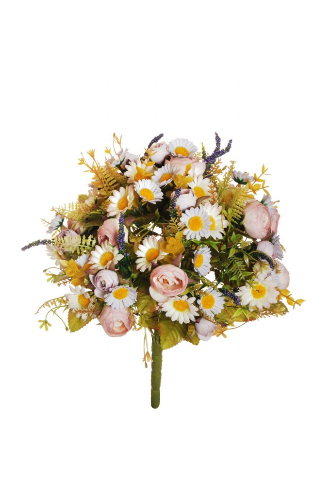 Bouquet fiori artificiali serie Hortense h.33