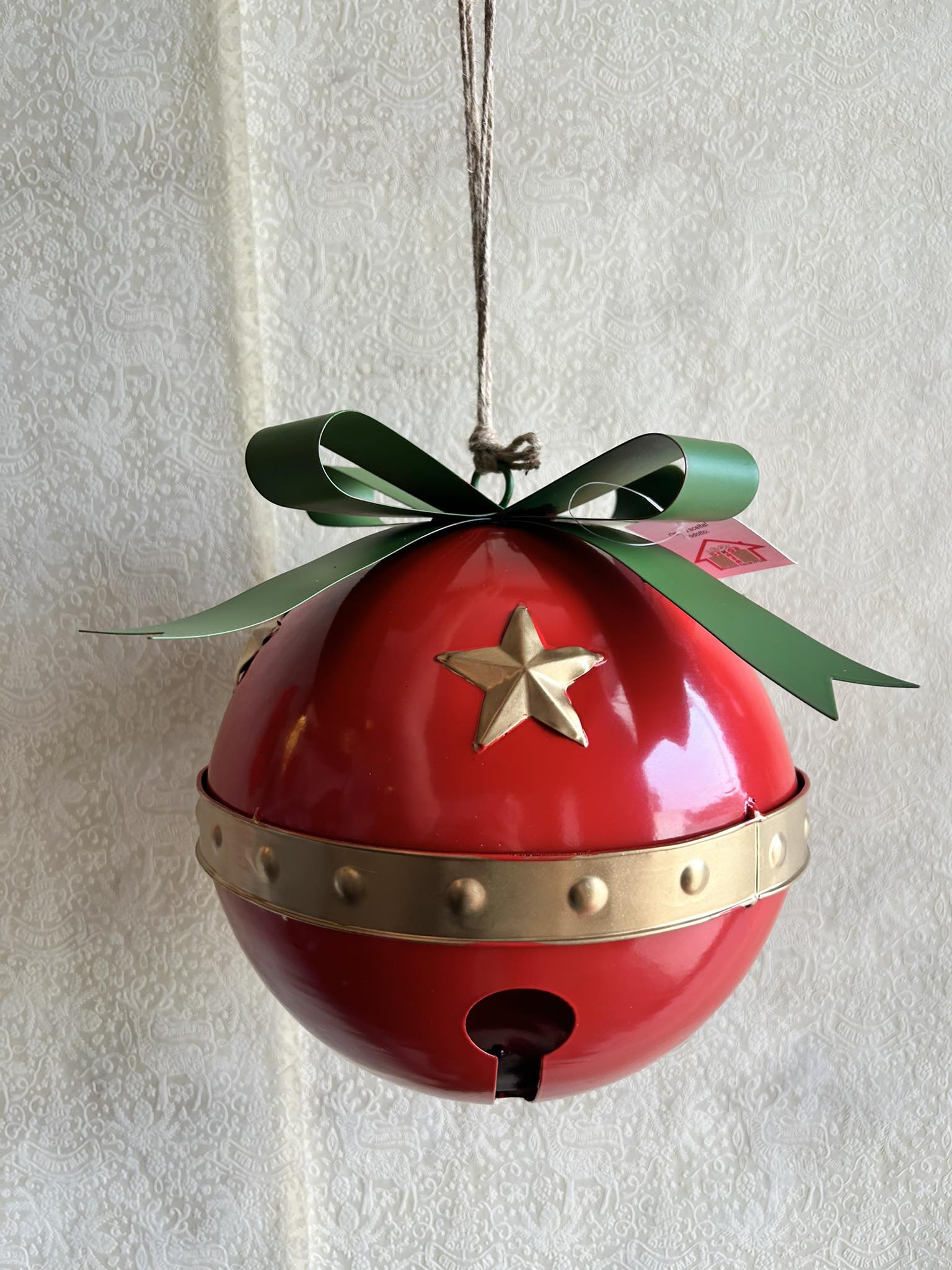 Palla natalizia gigante in latta da appendere, Palla di Natale di grandi  dimensioni, Ornamenti per palline di Natale