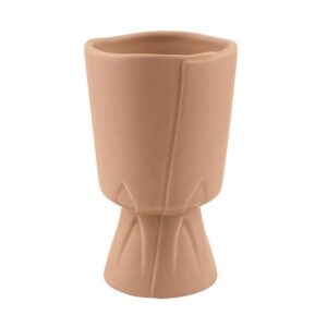 vaso in ceramica marrone